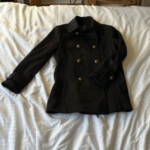 ✨The Emily Collection✨ Ralph Lauren Black double breasted Peacoat Size 8